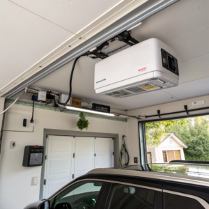 Garage door battery backup unit installed at Bilgola Beach property